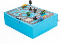 Pop-it-Up Garage scatola portaoggetti - Contenitore per giocattoli e tappeto da gioco - Per auto e altri giocattoli-2