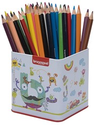 Bruynzeel set matite colorate - Triple grip 48 colori in scatola di latta