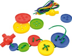 Eduplay bottoni da infilare set giocattolo in scatola - gioco educativo - colorato