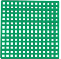 Plus-Plus baseplate piastre verdi 12 pezzi giocattolo da costruzione