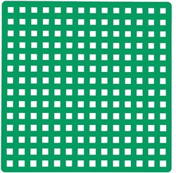 Plus-Plus baseplate piastre verdi 12 pezzi giocattolo da costruzione
