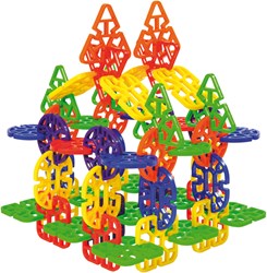 Eduplay set di costruzione - Steckrosetten 216 pezzi - Giocattolo creativo per bambini