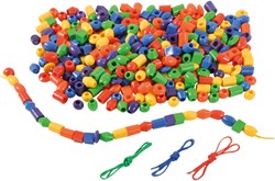 Eduplay perline giocattolo colorate - perline in plastica da infilare