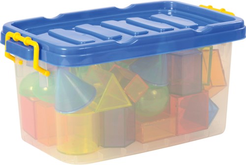 Eduplay forme geometriche trasparenti set giocattolo - 36 pezzi