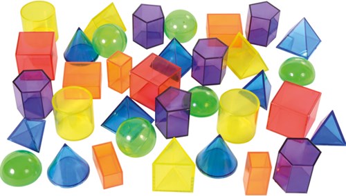 Eduplay forme geometriche trasparenti set giocattolo - 36 pezzi-2