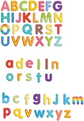 Eduplay lettere magnetiche giocattolo educativo in scatola 100 pezzi