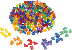 Eduplay set di pietre trasparenti giocattolo - 180 pezzi - multicolore