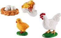 Eduplay set ciclo di vita della gallina - giocattolo educativo gallina