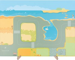 Eduplay lavagna magnetica città - Mega Magnetic Board City - gioco educativo