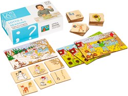 Eduplay Gioco lotto - 4 stagioni gioco educativo in cartone per bambini