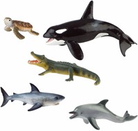 Eduplay set figure da gioco mare - figure in cartone 5 pezzi