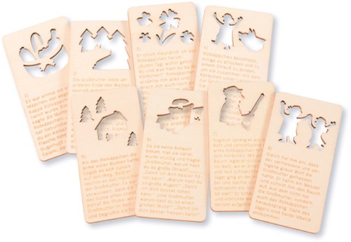 Eduplay gioco ombre fiaba giocattolo cartone Cappuccetto Rosso educativo