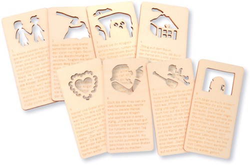 Eduplay gioco d'ombre fiaba Hansel e Gretel giocattolo multicolore
