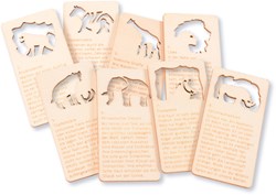 Eduplay gioco delle ombre African Savannah multicolore