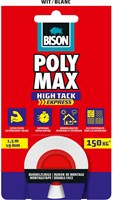 Bison nastro di montaggio bianco - Poly Max Tape 1,5 m biadesivo extra forte