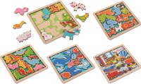 Eduplay set di puzzle in legno - giocattoli puzzle per bambini