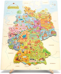 Eduplay giocattolo magnetico puzzle mappa Germania gioco educativo