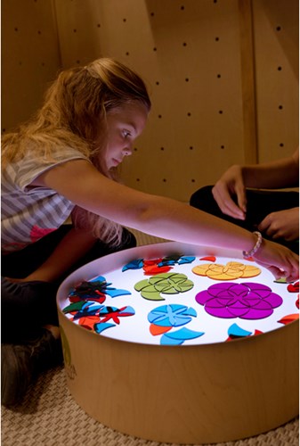 Eduplay set giocattolo acrilico Mandala fiori - forme colorate-3