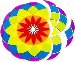 Eduplay giocattolo acrilico Mandala grande - giocattolo educativo