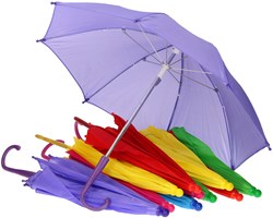 Ombrello per bambini set 12 pezzi colorati Ø 50 cm divertimento pioggia