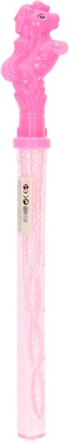 Bolle Cavallo bacchetta bolle rosa giocattolo con cavallino