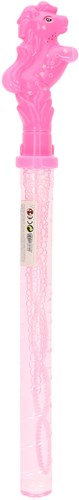 Bolle Cavallo bacchetta bolle rosa giocattolo con cavallino-2