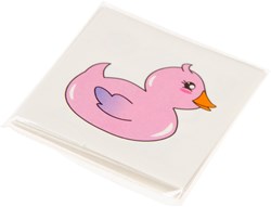 Tatuaggi paperelle colorati temporanei festa bambini 12 pezzi