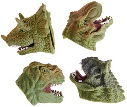 Burattino da dito dinosauro giocattolo - figura dinosauro colorata