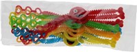 Braccialetto smiley giocattolo colorato set da 12 pezzi plastica-2