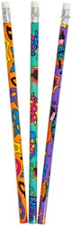 Matita con stampa supereroi e gomma per bambini, design colorato