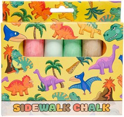 Gessetti da marciapiede dinosauro 6 pezzi giocattolo creativo colorato