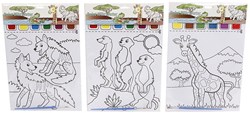 Grafix set pittura ad acquerello tela A4 per bambini - creatività e divertimento