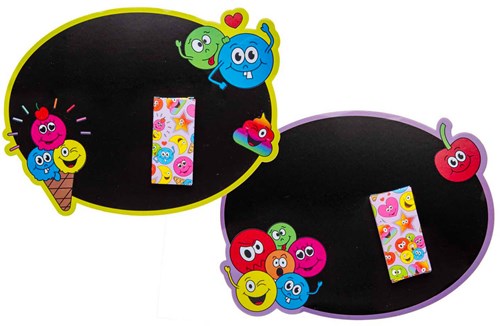 Duckiez lavagna faccina sorridente con gesso - lavagna allegra per bambini-2