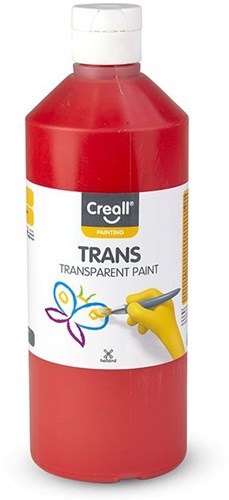Creall vernice trasparente rossa 500ml - colore per bambini