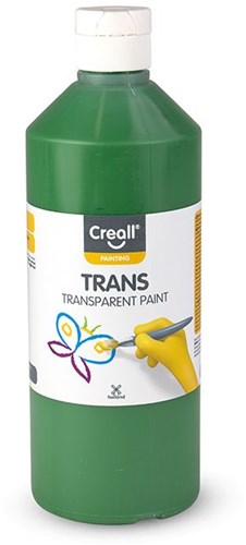 Creall Vernice trasparente verde - 500ml acrilico per bambini