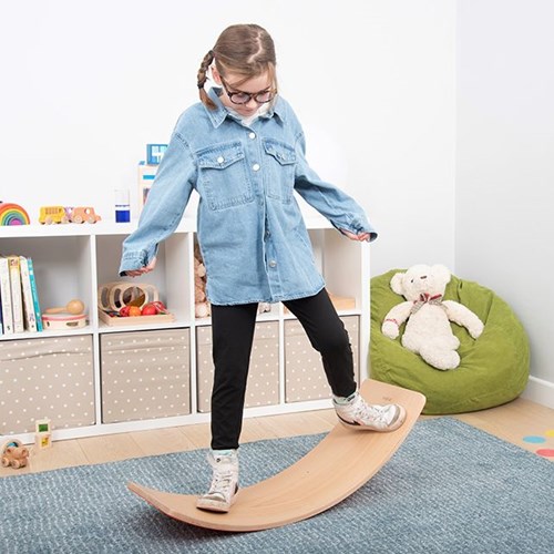 TickiT tavola di equilibrio in legno - giocattolo educativo per bambini-3
