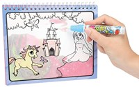 Libro delle principesse da colorare con l'acqua 46845A