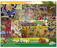 Grafix Set di Adesivi Dinosauro - 500 pezzi - Mega Stickerset per bambini