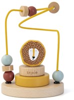Trixie labirinto di perline in legno - giocattolo educativo Mr. Lion giallo legno FSC-2