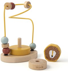 Trixie labirinto di perline in legno - giocattolo educativo Mr. Lion giallo legno FSC