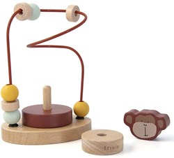 Trixie labirinto di perline in legno - giocattolo educativo Mr. Monkey FSC scimmia