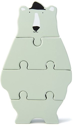 Trixie puzzle animale in legno - giocattolo educativo Mr. Polar Bear-2