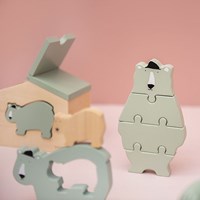 Trixie puzzle animale in legno - giocattolo educativo Mr. Polar Bear-3