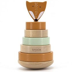 Trixie torre impilabile in legno - giocattolo educativo Mr. Fox - legno FSC