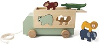 Trixie giocattolo in legno - camion degli animali - camion FSC con animali per bambini