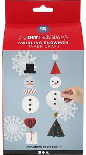 Creativ Company set creativo pupazzi di neve danzanti carta Silk Clay