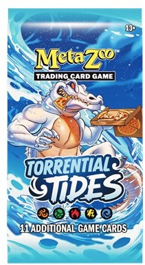 Asmodee MetaZoo gioco di carte collezionabili Torrential Tides Booster Box carte acqua-2