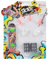 Toi-Toys Skate Finger Skateboard con accessori e stampa cool-2