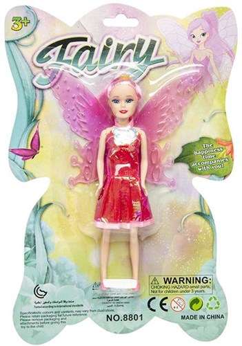 Bambola fata con ali bambola magica giocattolo per bambini
