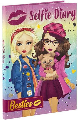 Diario segreto penna magica quaderno bambini rosa